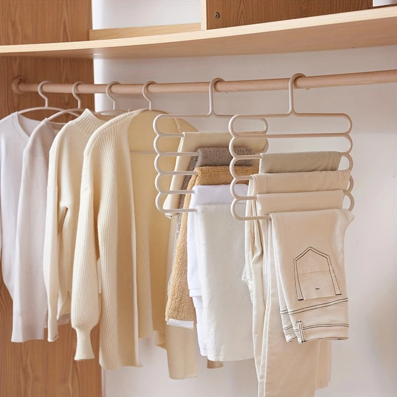 5-Layer Wardrobe Hijaab Organizer – Multifunctional Space-Saving Storage