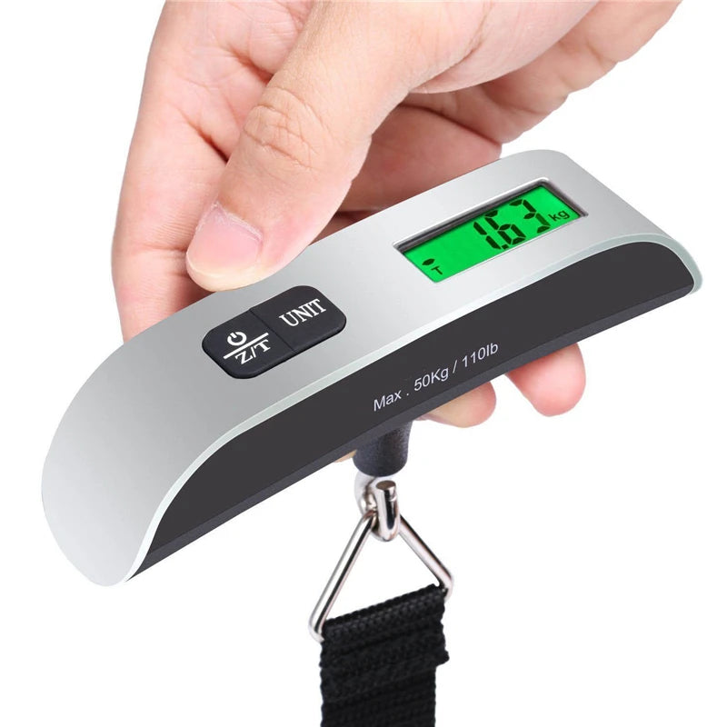 Draagbare Digitale Bagageweegschaal – Tot 50 kg met LCD-display
