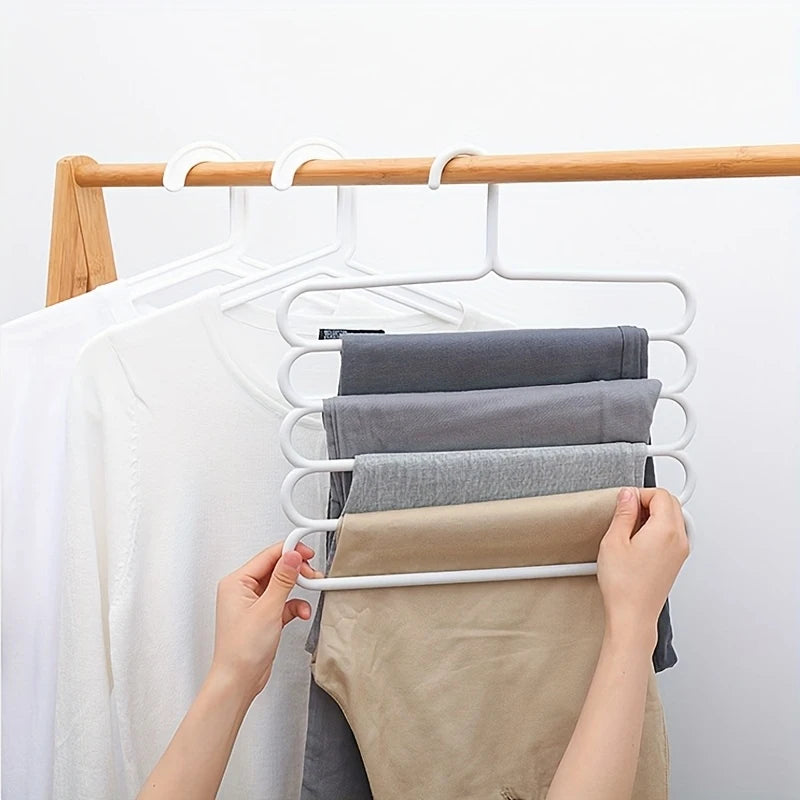 5-Layer Wardrobe Hijaab Organizer – Multifunctional Space-Saving Storage