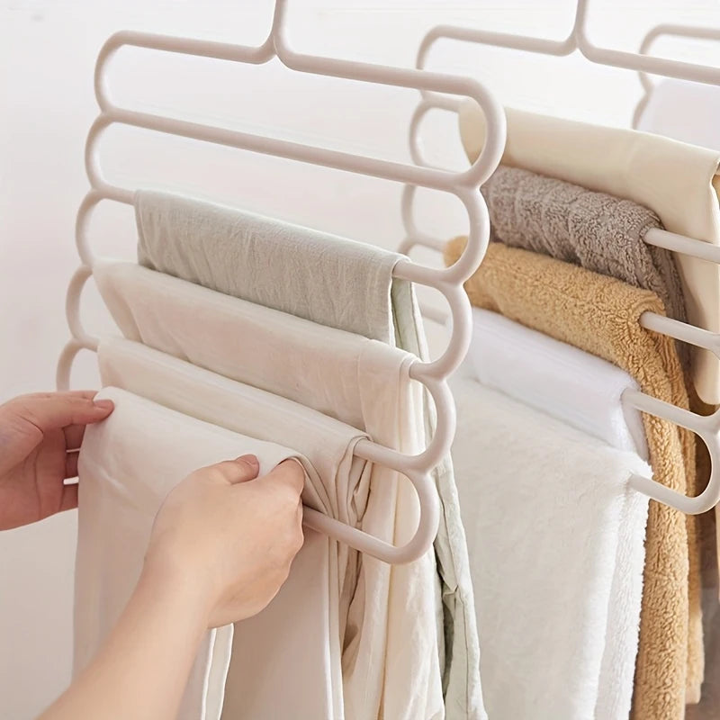 5-Layer Wardrobe Hijaab Organizer – Multifunctional Space-Saving Storage
