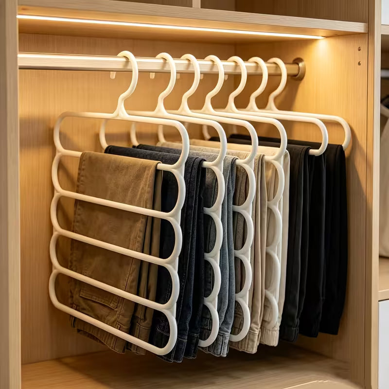 5-Layer Wardrobe Hijaab Organizer – Multifunctional Space-Saving Storage