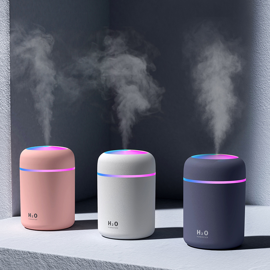 Draagbare Luchtbevochtiger Aroma Essentiële Olie Diffuser voor Auto en Thuis