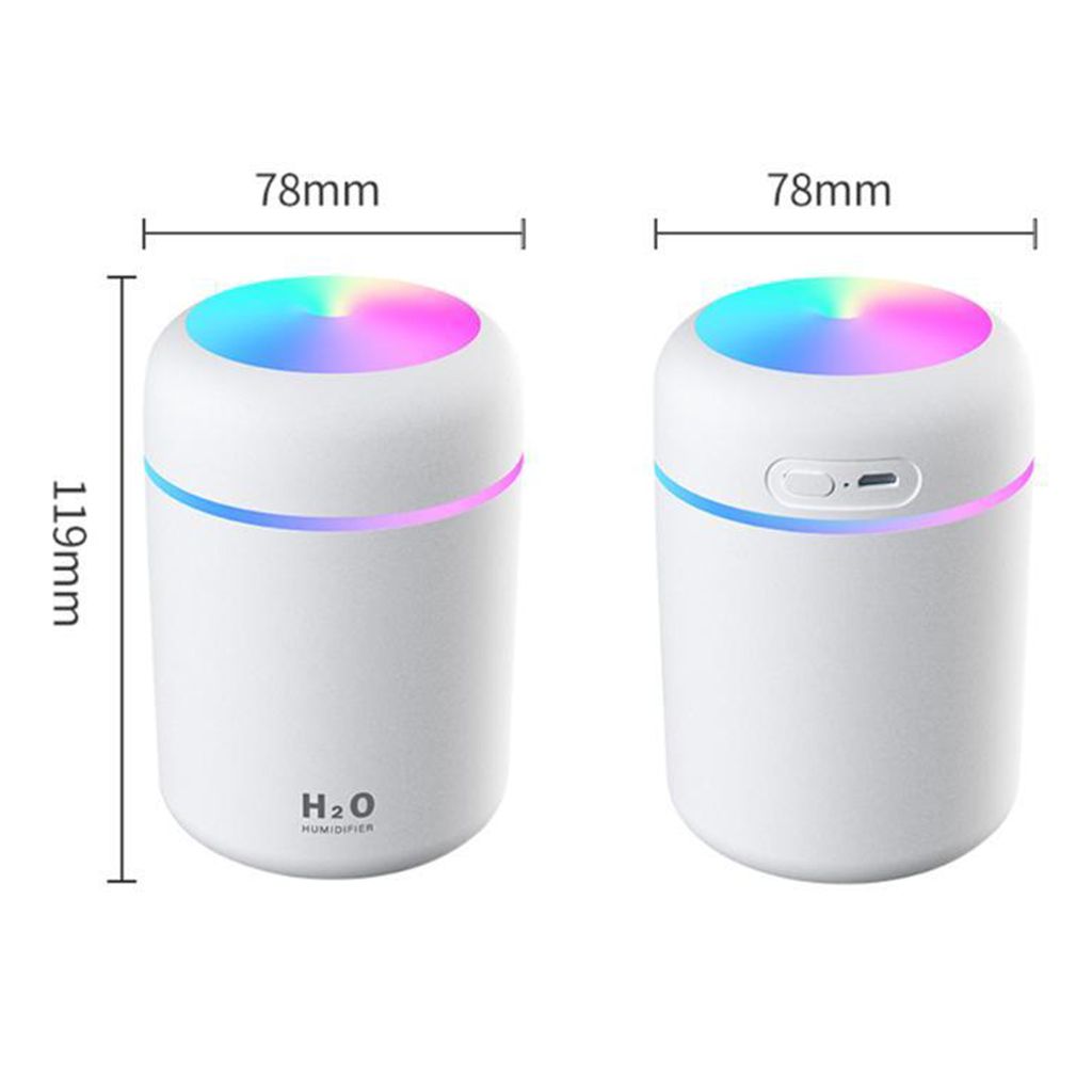 Draagbare Luchtbevochtiger Aroma Essentiële Olie Diffuser voor Auto en Thuis